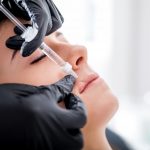 A lip flip at the dermatologist's office